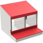 Suinga - volaille pondoir galvanis�e, pondoir pour poules 2 compartiments, id�al pour 8 / 9 poules, nichoir ...