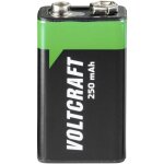 Voltcraft 6lr61 pile rechargeable 6lr61 (9v) nimh 250 mah 8. 4 v 1 pc(s) s156972