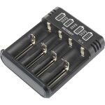 Chargeur de piles rondes li - ion, nimh voltcraft bc4