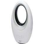 Ventilateur colonne blanc silencieux et oscillant - 60w - tlcommande 3 vitesses - voltman