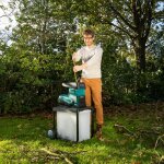 Vonroc - broyeur de vgtaux 2800w ? moteur  induction silencieux ? broie les vgtaux jusqu' 45 mm ...