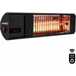 Vonroc - chauffage de terrasse 2000w - professionnel - avec tlcommande, minuterie, rglage de la chaleur ...