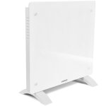 Vonroc panneau en verre 1000w premium - 12m2 ? commande manuelle et wi - fi ? thermostat rglable et ...