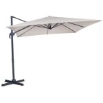 Vonroc - parasol cantilever pisogne 300x300cm - premium parasol beige