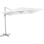 Vonroc ? parasol d�port� 300x300cm ? toile en polyester �pais upf 50 + ? cadre en aluminium inoxydable ...