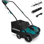 Scarificateur / aérateur 1300w - 32 cm incl. bac à herbe 35l - vonroc Scarificateur / aérateur 1300w - 32 cm incl. bac à herbe 35l - vonroc