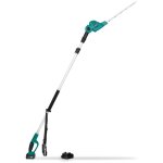 Taille - haie t�lescopique 20v - lame inclinable - perche extensible (200 - 260 cm) ? 1 batterie 4. 0ah ...