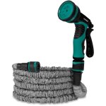 Tuyau d'arrosage flexible 10m ? support et pistolet multi spray inclus
