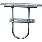 Vormann - console pour radiateur l. 190mm l. 45mm p. 1, 5mm sta bleu galv. blanc - 5102000