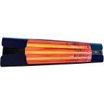 Vortice - chauffage infrarouge thermologika design bleu fonc�