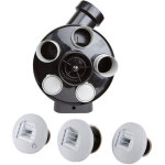 Vortice - hygro penta es - kit hygro b vmc simple flux hygror�glable + bouches piles t5