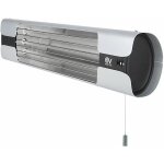 Vortice - lampe chauffante infrarouge 1800w thermologika design gris clair