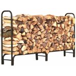 Vounot ? abri range - b�ches 2m en acier avec housse verte ? support bois de chauffage ext�rieur ? dimensions ...