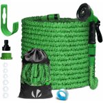 Vounot� tuyau d'arrosage extensible 30m vert - 10 modes de pulv�risation - raccord et sac de rangement ...