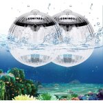 Vtizikl lampe solaire de piscine, 2 pi�ces flottantes pour piscine, 7 led � changement de couleur �tanche, ...