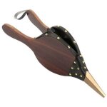 Vtizikl soufflet pour chemin�e et barbecue en bois - 39x17cm - ?marron?1pcs)