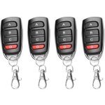 Vurahome - 4pcs telecommande universelle portail 433, xu, dupl, xu, icateur porte de garage telecommande, ...