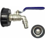 Lucky - 88 - robinet cuve 1000l, robinet pour ibc robinet recuperateur eau de pluie adaptateur de cuve ...