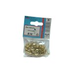 Clous tapissier acier doré 10 mm sc, diamètre 10 mm, 65 pièces. Clous tapissier acier doré 10 mm sc, diamètre 10 mm, 65 pièces.