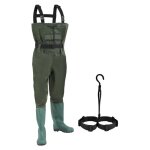 Waders deniers nylon poisson tang de pche pantalon impermable pcheur tang pantalon en caoutchouc ...