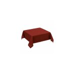 Nappe carr�e rouge bordeaux - 150x150cm