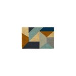 Paillasson coco multicolore formes géométriques - 60x40x1. 5cm Paillasson coco multicolore formes géométriques - 60x40x1. 5cm