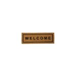 Paillasson en fibres de coco welcome 75 cm