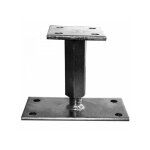 Waelbers - support universel / platine reg. electro zingué 90x90 - 90x16 h: 110 - 180 Waelbers - support universel / platine reg. electro zingué 90x90 - 90x16 h: 110 - 180