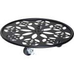 Wagner - plateau roulant pour plantes en acier black, charge max Wagner - plateau roulant pour plantes en acier black, charge max