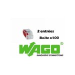 Wago - 100 2 entr�es, borne de connexion automatique tranparente