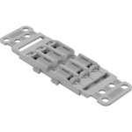 Support de fixation borne wago inline 3 voies