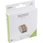 Wago - borne de raccordement 222 - 412 flexible: 0. 08 - 4 mm rigide: 0. 08 - 2. 5 mm nombre de ples: ...