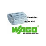 Wago - 50 5 entr�es, borne de connexion automatique tranparente