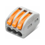 Wago - bornes de connexion automatique s222 3 entr�es par 50