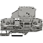 Wago - bloc de jonction  fusibles 2006 - 1621 7. 50 mm ressort de traction affectation: l gris 1 pc(s) ...