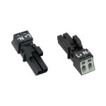 Connecteur d'alimentation s�rie (connecteur r�seau) winsta mini wago 890 - 202 femelle, droit nombre ...