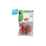 Wago - s2273 10 mini bornes de connexion rapide 3 entres pour fils rigides - 2273 - 203 wag268317