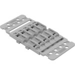 Support de fixation borne wago inline 5 voies