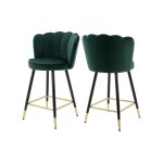 Wahson office chairs - lot de 2 tabouret de bar en velours chaise de bar velours avec pieds en métal ... Wahson office chairs - lot de 2 tabouret de bar en velours chaise de bar velours avec pieds en métal ...