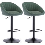 Wahson office chairs - wahson tabouret de bar en tissu, chaise de bar lot de 2 chaise haute cuisine rglable ...