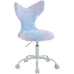 Wahson office chairs - chaise de bureau enfant en fausse fourrure chaise pivotante pour enfant avec dossier ...
