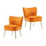 Wahson office chairs - fauteuil de salon confortable lot de 2 fauteuil scandinave avec sige pais chaise ...