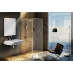 Walk - in - cabine de douche d'angle walk - in corner 120 / 90, 1200x900 mm, aluminium brillant / verre ... Walk - in - cabine de douche d'angle walk - in corner 120 / 90, 1200x900 mm, aluminium brillant / verre ...