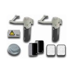 Nice - kit pour portail battant 2 vantaux 1, 8 m 24v walky 2024 bd walky2024bdkce