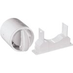 Clapet anti - refoulement convient pour  de tube: 10 cm wallair n40819 blanc