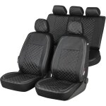Walser - housse de siège auto nappa, set complet de housses de protection pour voitures, noir Walser - housse de siège auto nappa, set complet de housses de protection pour voitures, noir