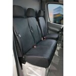 Walser - housse de si�ge transporter en simili cuir pour vw crafter, mercedes sprinter, si�ge simple ...