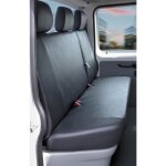 Walser - housse de si�ge transporter en simili cuir pour vw t6, banquette 3 places