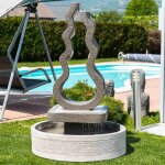 Wanda collection - fontaine jardin flamme 160 cm Wanda collection - fontaine jardin flamme 160 cm