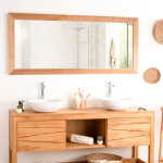 Wanda collection - grand miroir rectangle en teck massif 160 x 70 cm Wanda collection - grand miroir rectangle en teck massif 160 x 70 cm